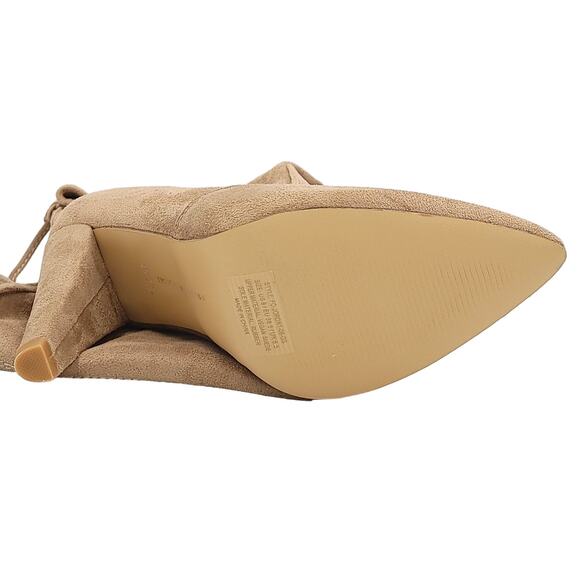 French Connection Women Jordan Over the Knee Sock Boots Size US 8 Taupe Tan - Picture 5 of 5